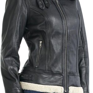 BGSD Women Brittany Lambskin Leather Jacket (Regular & Plus Size & Petite)