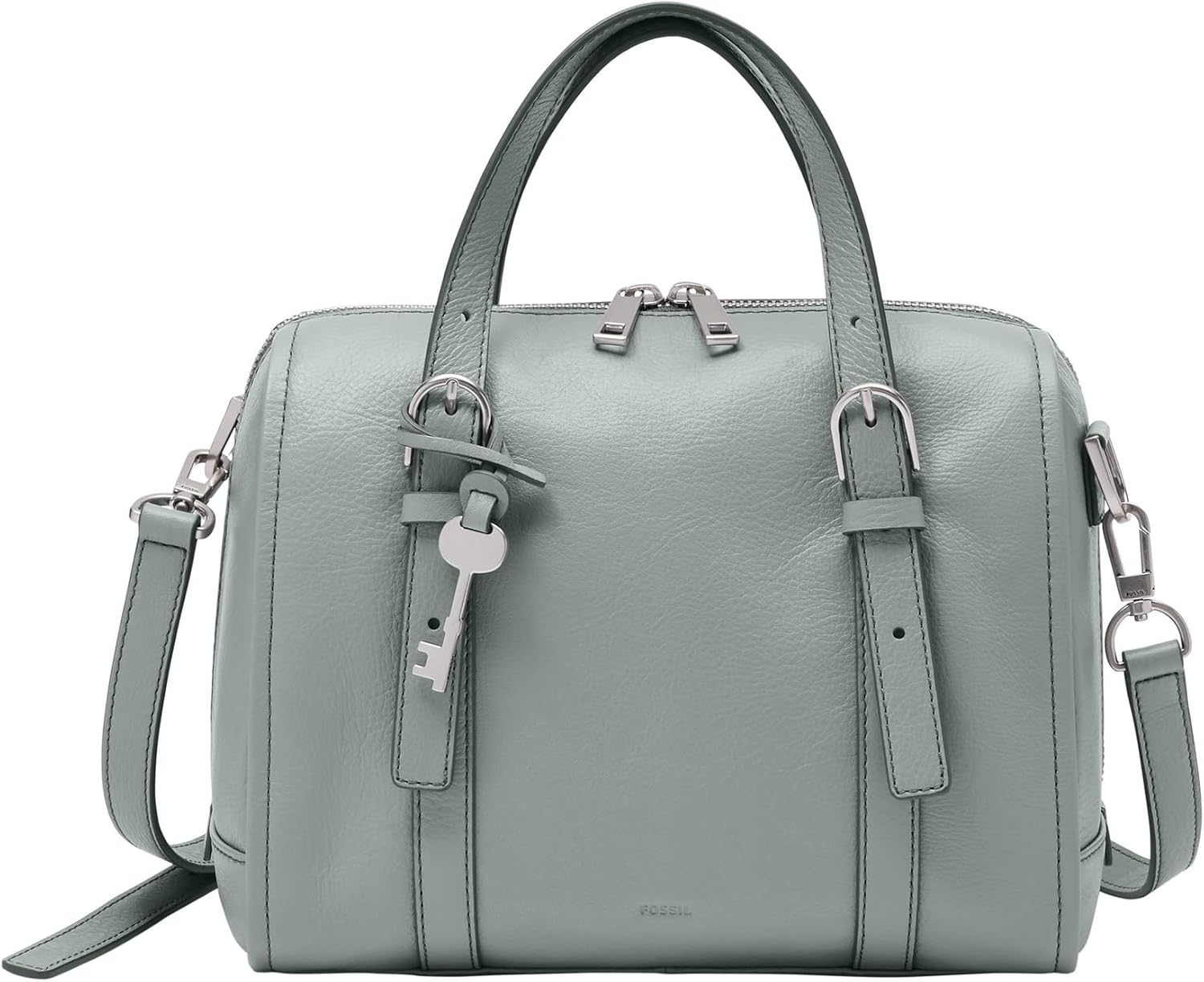 Fossil Women's Carlie Leather Satchel Purse Handbag for Women