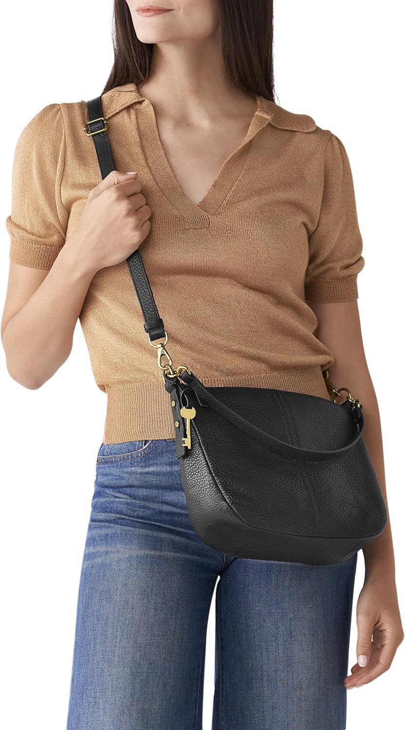 Fossil Women's Jolie Leather Crossbody Purse Handbag for Women