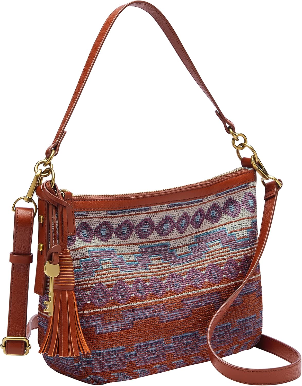 Fossil Women's Jolie Leather Crossbody Purse Handbag for Women