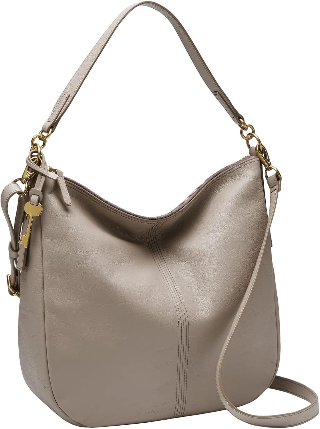 Fossil Women's Jolie Leather Hobo Purse Handbag for Women