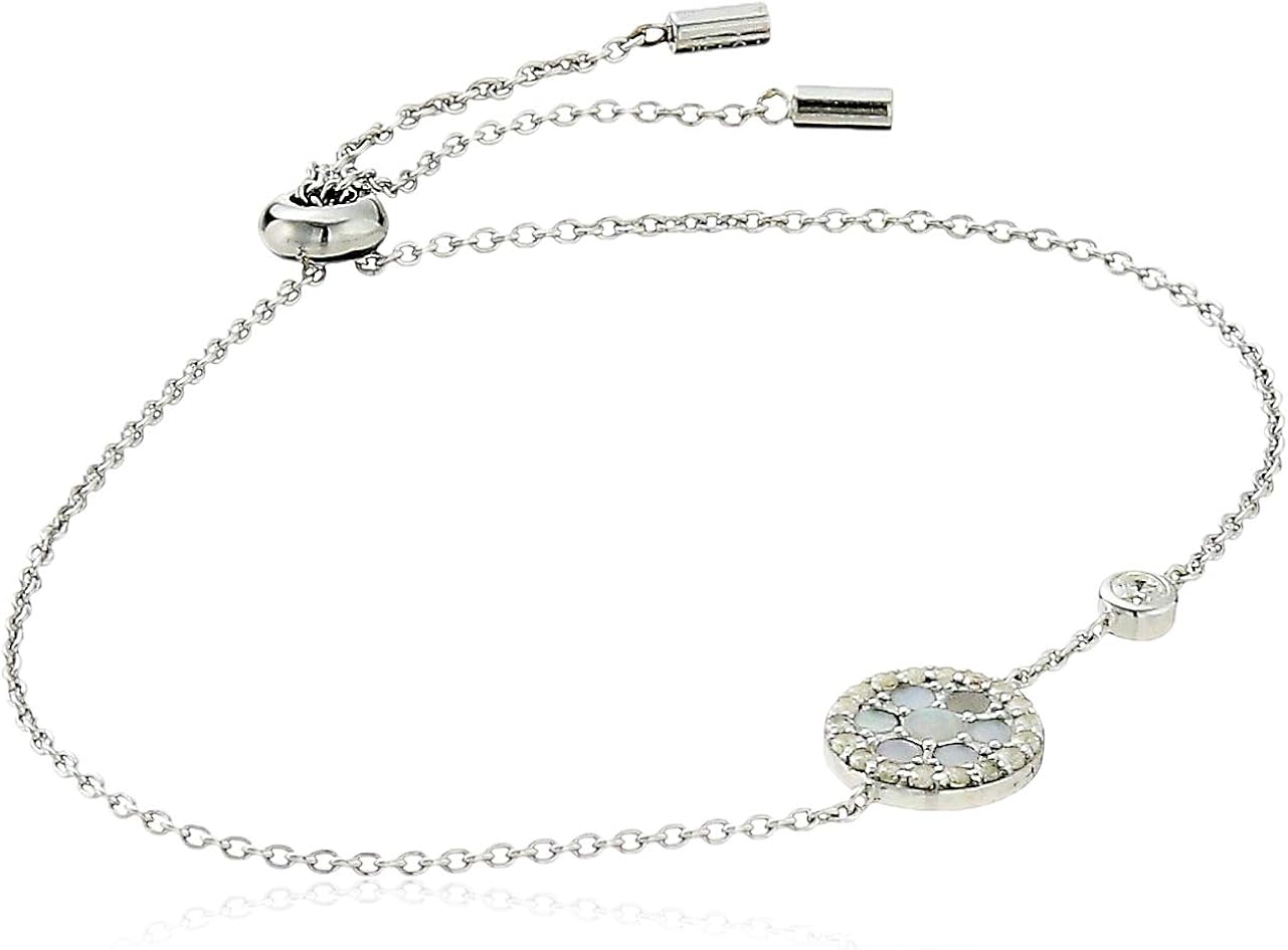 Fossil Women's Sterling Silver or Silver-Tone Stainless Steel Chain Bracelet for Women