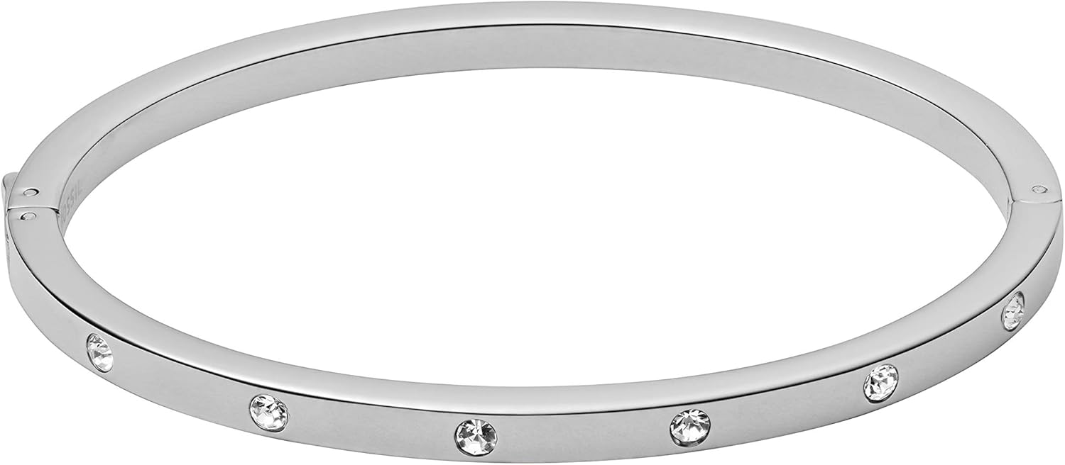 Fossil Women's Sterling Silver or Silver-Tone Stainless Steel Chain Bracelet for Women
