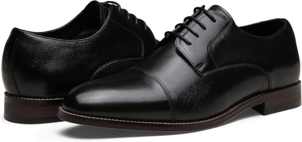 Jousen Mens Dress Shoes Casual Business Formal Premium Leather Dress Shoes for Men