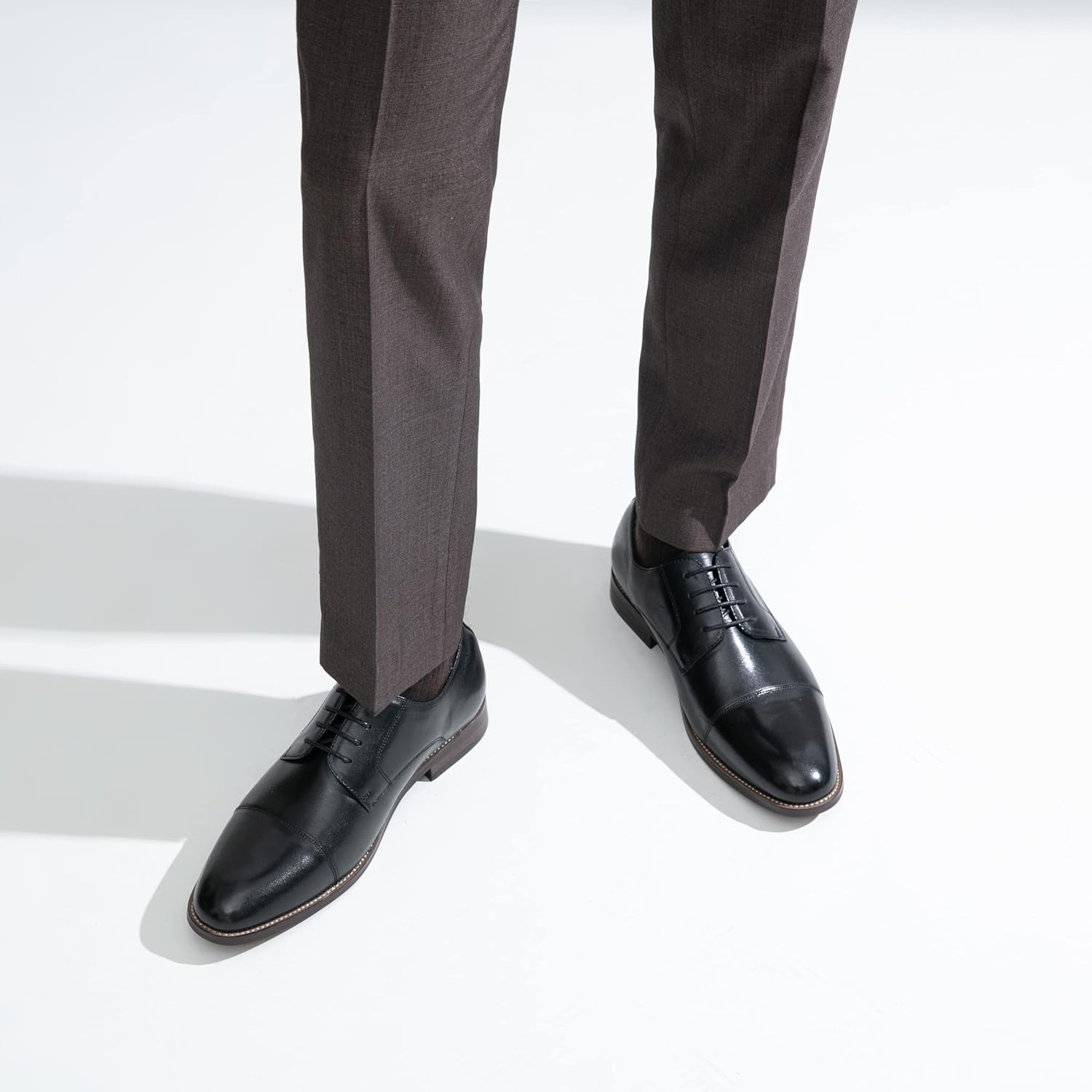 Jousen Mens Dress Shoes Casual Business Formal Premium Leather Dress Shoes for Men