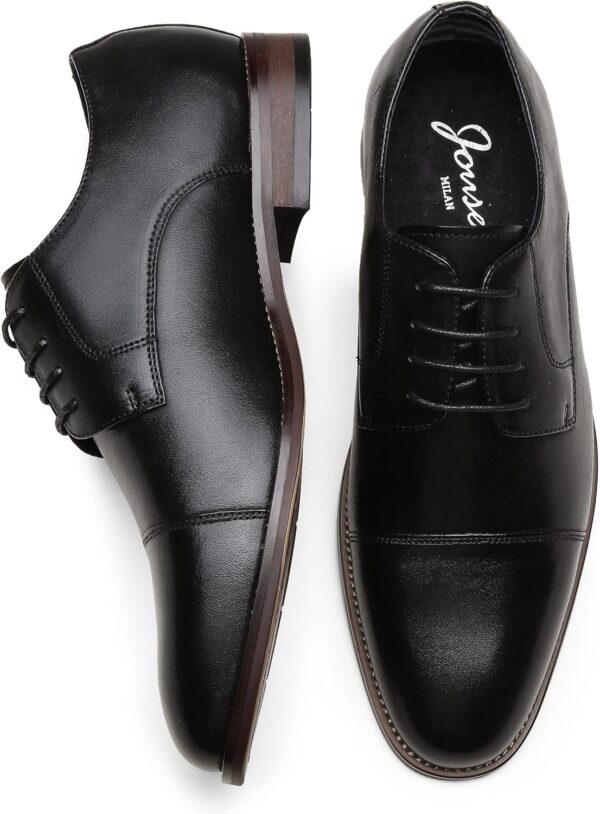 Jousen Mens Dress Shoes Casual Business Formal Premium Leather Dress Shoes for Men