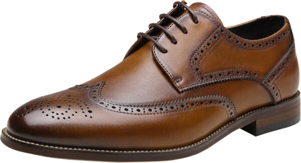 Jousen Mens Dress Shoes Casual Business Formal Premium Leather Dress Shoes for Men