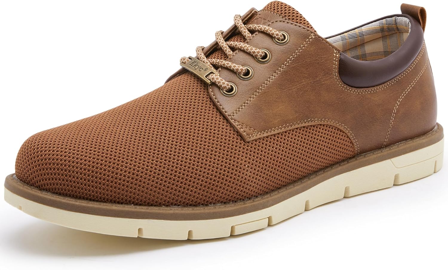 Kkyc Men's Shoes Comfortable Casual Shoes Slip on Lace up Shoes