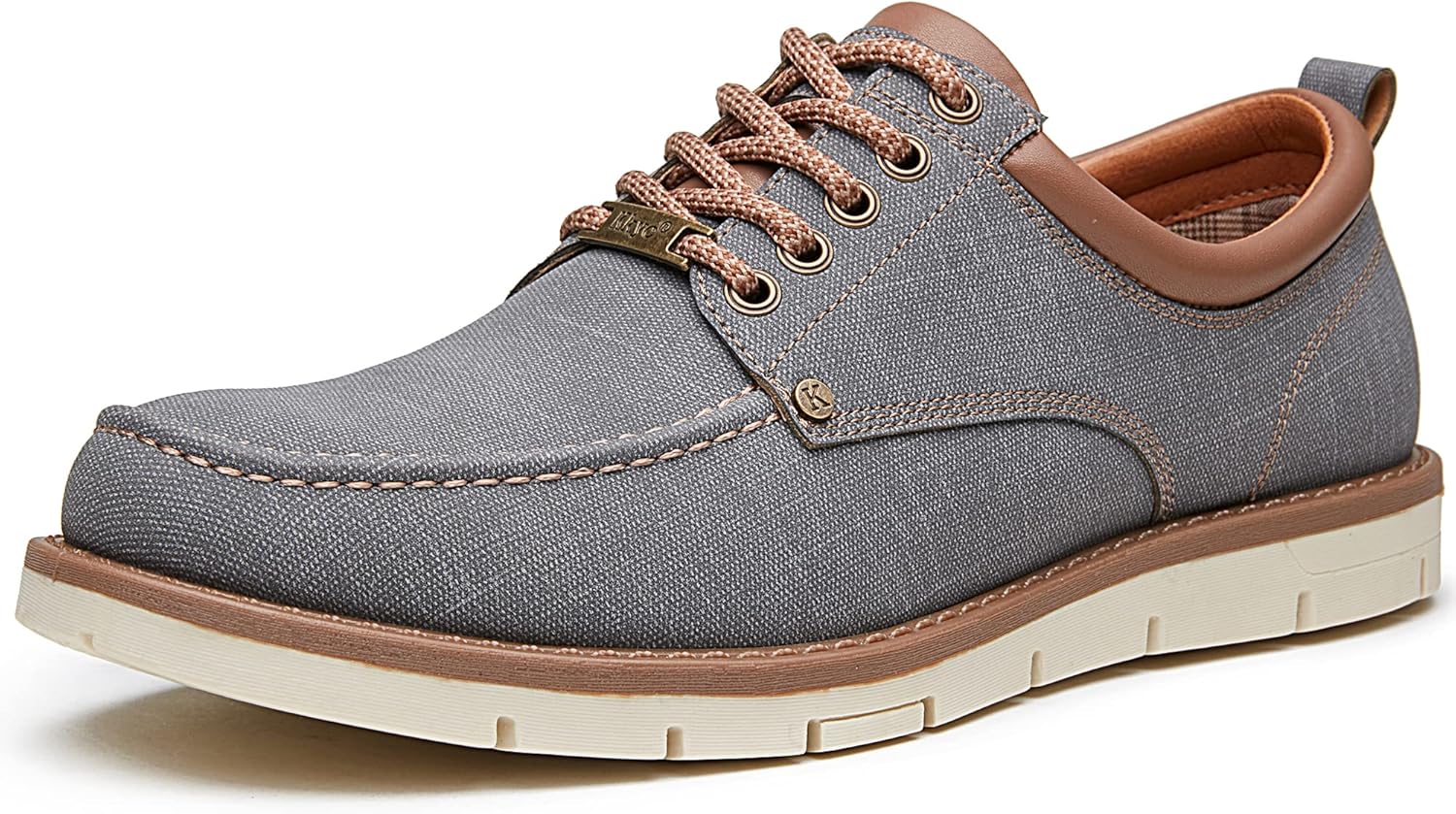 Kkyc Men's Shoes Comfortable Casual Shoes Slip on Lace up Shoes