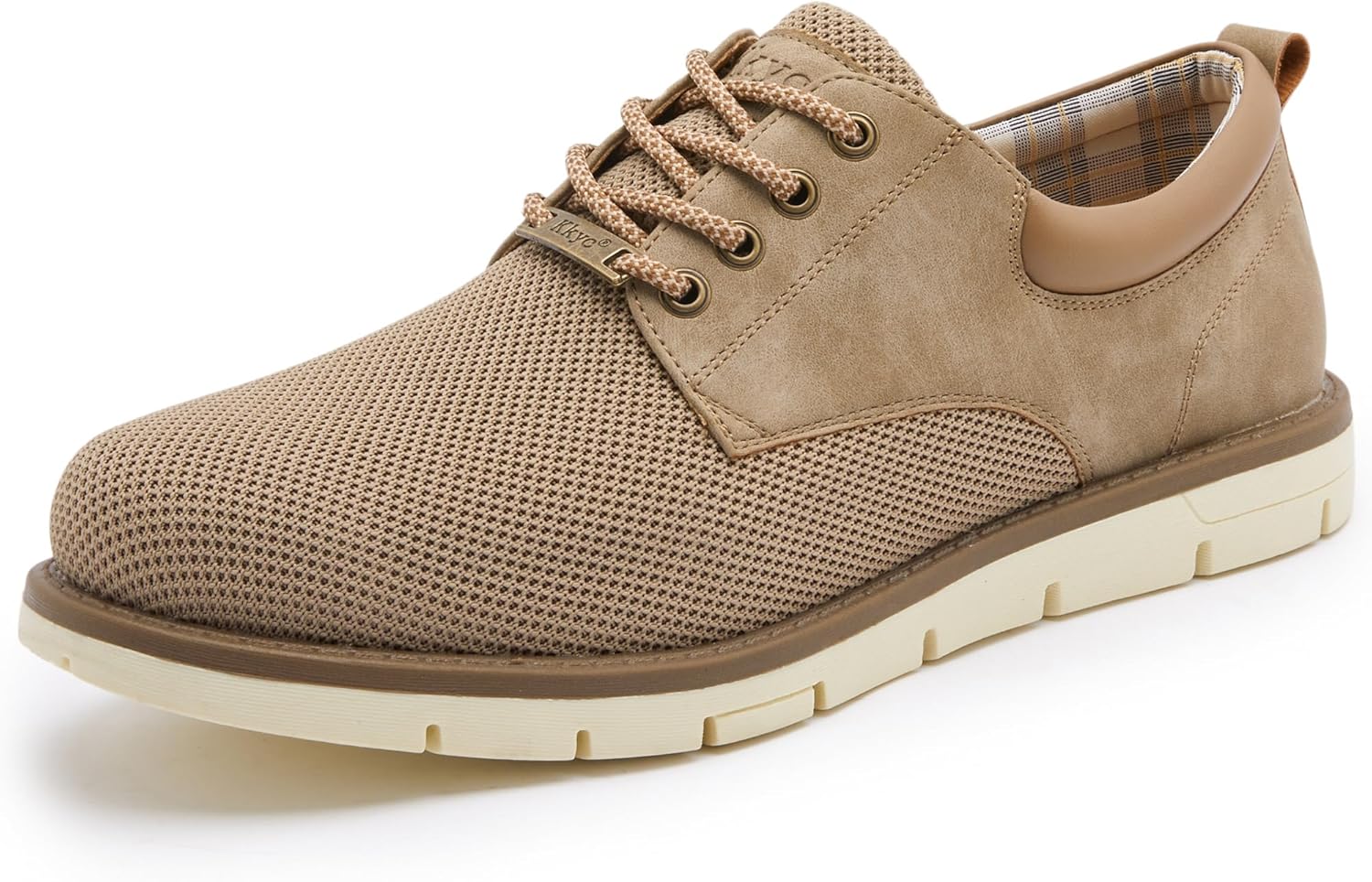 Kkyc Men's Shoes Comfortable Casual Shoes Slip on Lace up Shoes