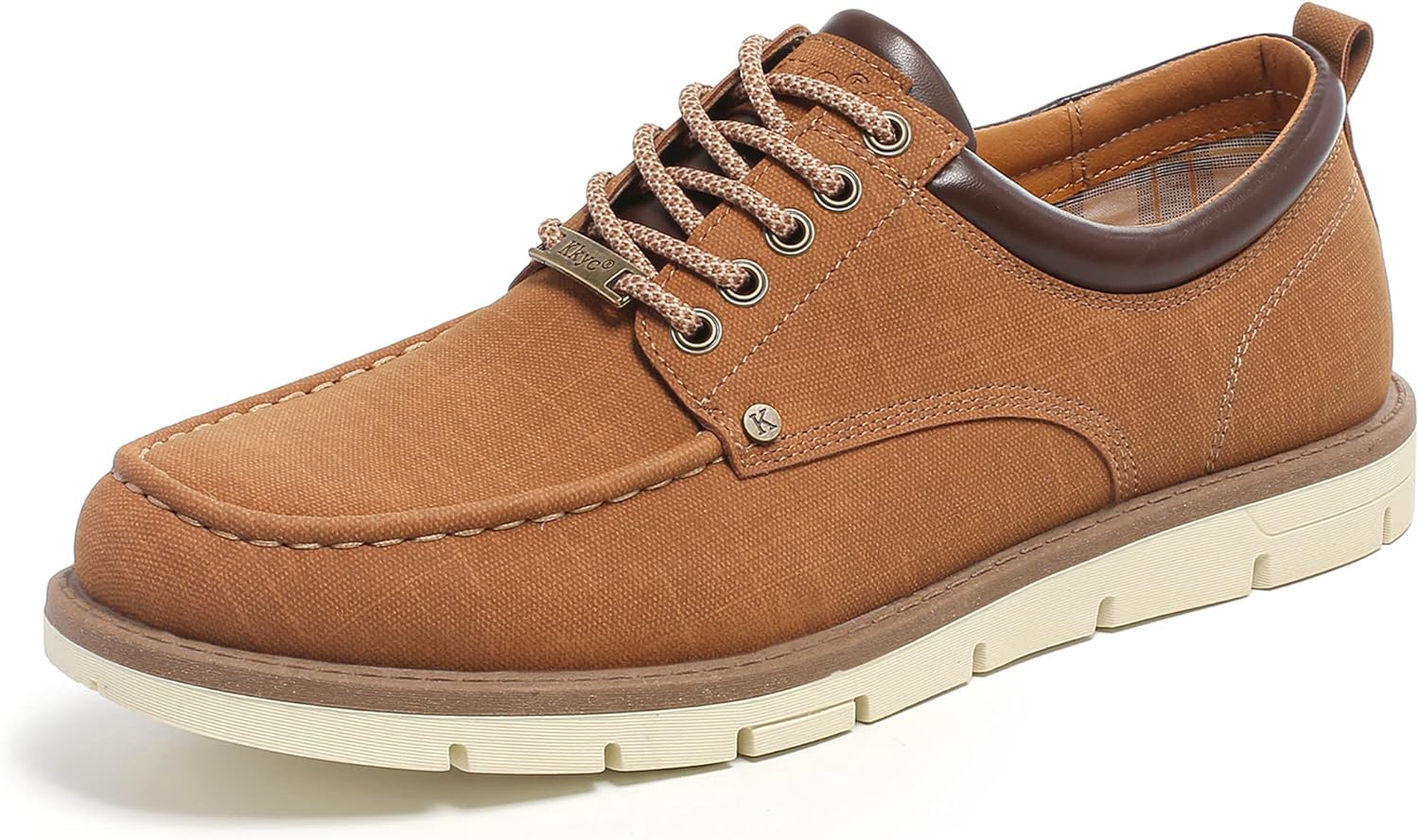 Kkyc Men's Shoes Comfortable Casual Shoes Slip on Lace up Shoes