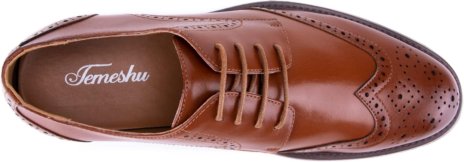 Men's Casual Dress Shoes Lace Up Classic Oxfords Shoes for Men DS13