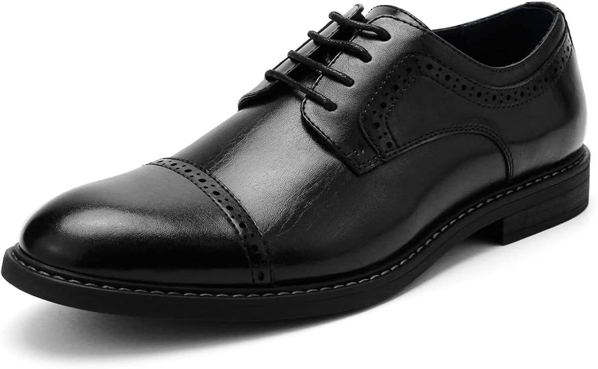 Men's Casual Dress Shoes Lace Up Classic Oxfords Shoes for Men DS13