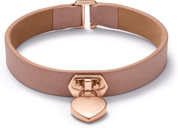 MVMT Leather Heartlock Bracelet for Women