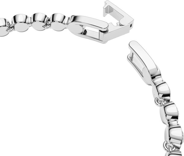 Swarovski Tennis Bracelet and Earring Jewelry Collection, Rhodium Finish, Clear Crystals