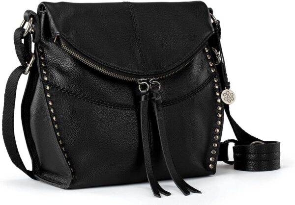 The Sak Silverlake Crossbody Bag in Leather, Casual Purse with Adjustable Strap & Zipper Pockets