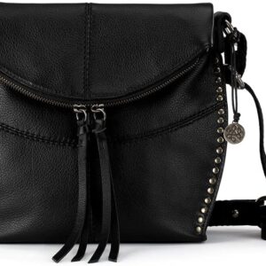 The Sak Silverlake Crossbody Bag in Leather, Casual Purse with Adjustable Strap & Zipper Pockets