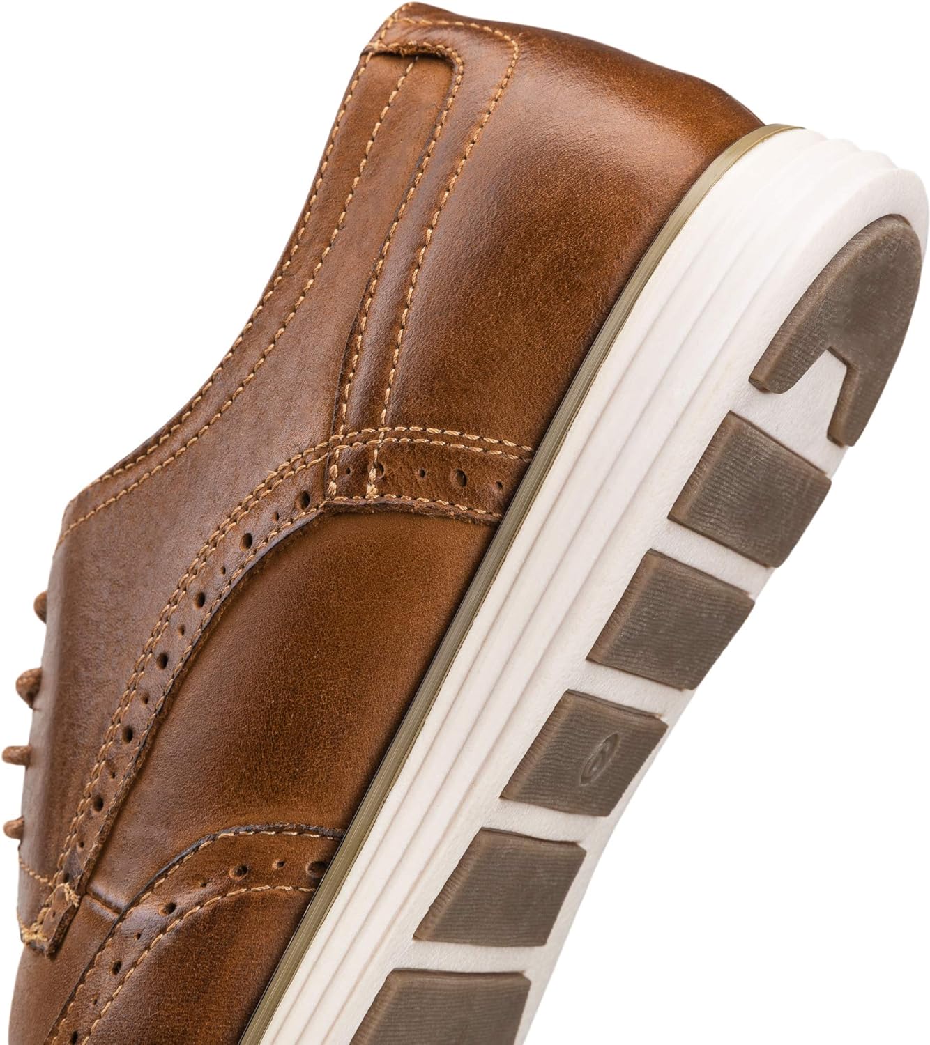 Vostey Men's Dress Shoes Leather Casual Dress Shoes for Men Leather Business Oxford Shoes for Men