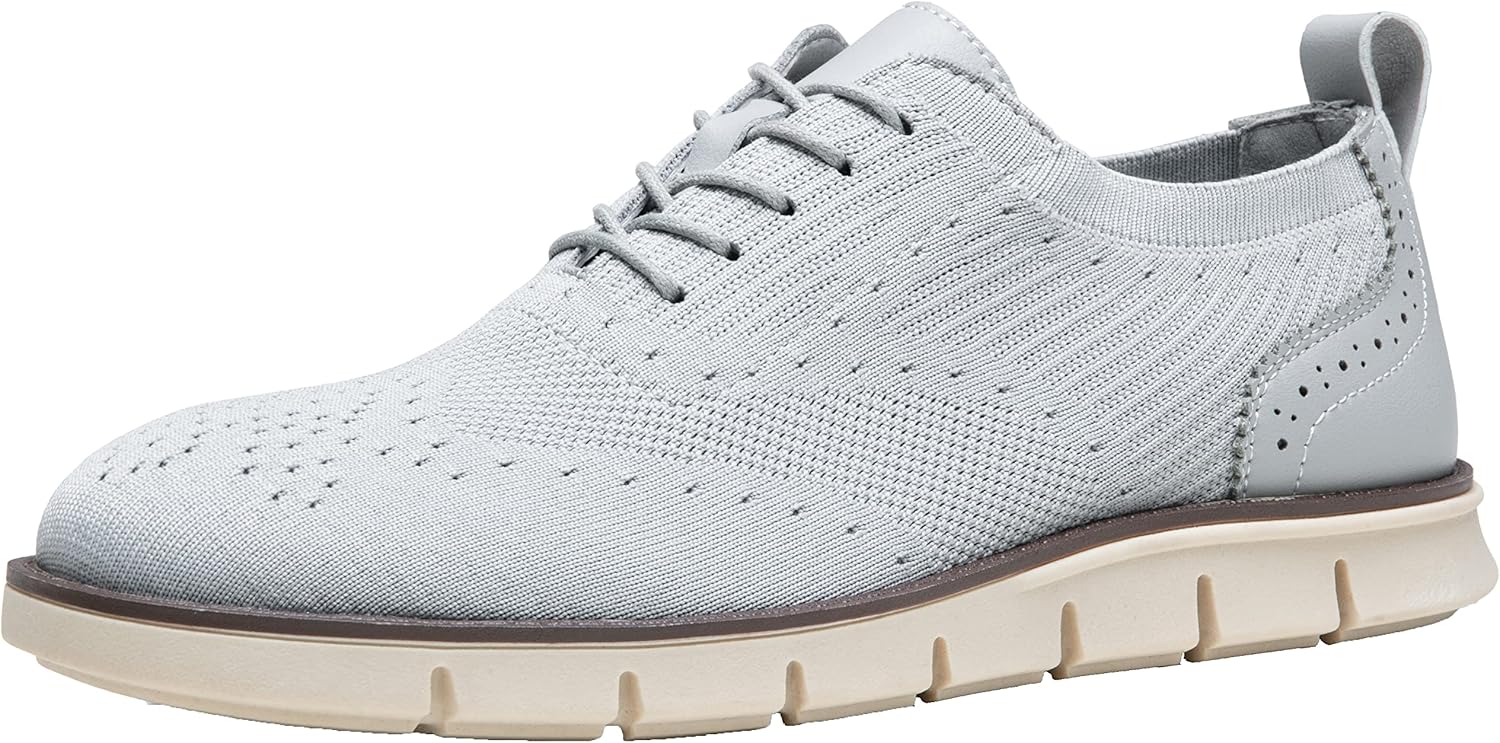 VOSTEY Men's Fashion Sneakers Breathable Casual Shoes Business Causal Flat