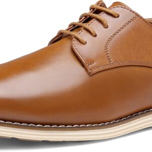 VOSTEY Men's Fashion Sneakers Breathable Casual Shoes Business Causal Flat