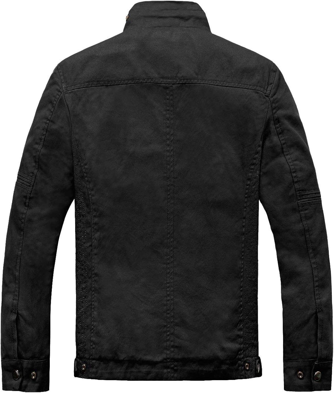 Wantdo Men's Cotton Lightweight Jacket Military Jacket Casual Field Coat Windbreaker