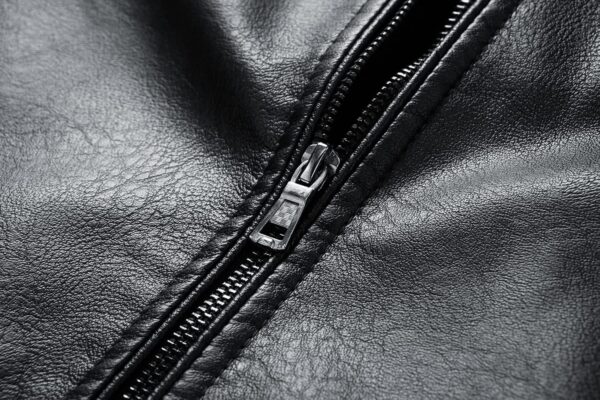 Womleys Mens Casual Stand Collar Faux Leather Jacket Biker Motorcycle Jackets